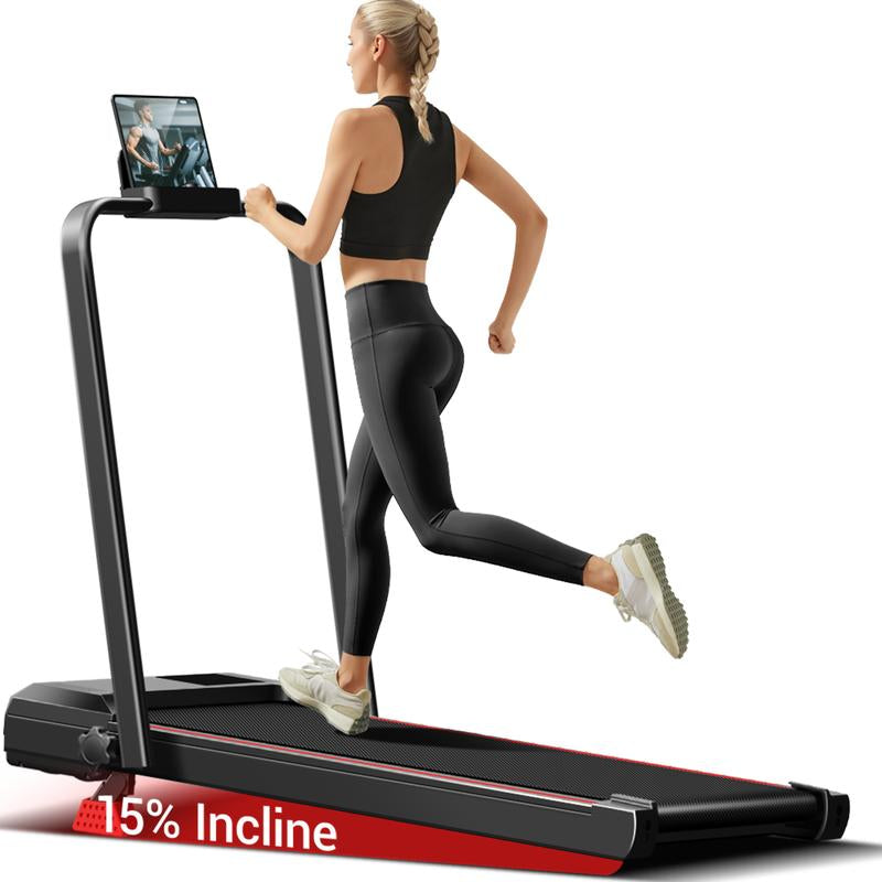 UMAY Fitness under Desk Treadmill, High Definition Big Screen Walking Pad for Home Small, 2.5 HP Quiet Brushless, 265 LBS Capacity