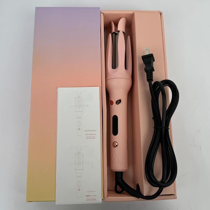 Automatic Hair Curling Iron, 28Mm Hair Curler, Negative Ion Automatic Hair Hair Curl Wand, 4 Modes Temperatures Rotating Curling Iron for Women, Hair Styling Tools for Home, Automatic Curling Stick