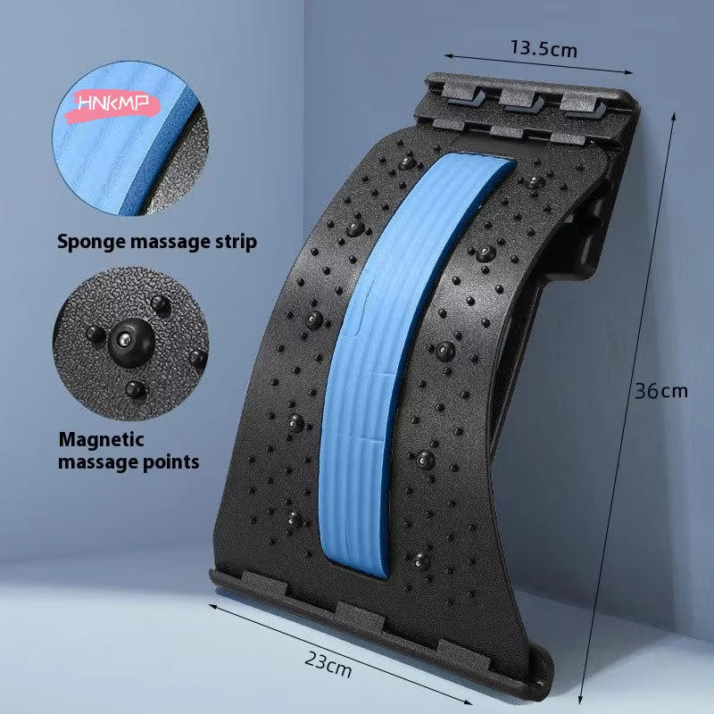 1Pc Magnetic Lumbar Back Soothing Device Spine Stretch Nerve Compression Relief Vertebrae Corrector - Back Pain Relief Therapy