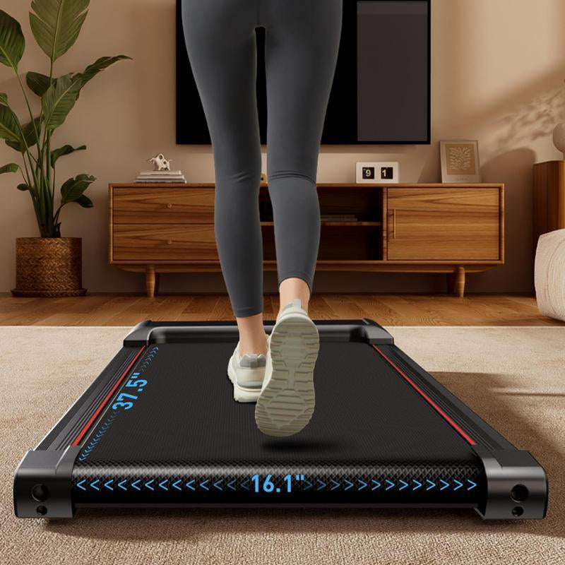 UMAY Fitness under Desk Treadmill, High Definition Big Screen Walking Pad for Home Small, 2.5 HP Quiet Brushless, 265 LBS Capacity