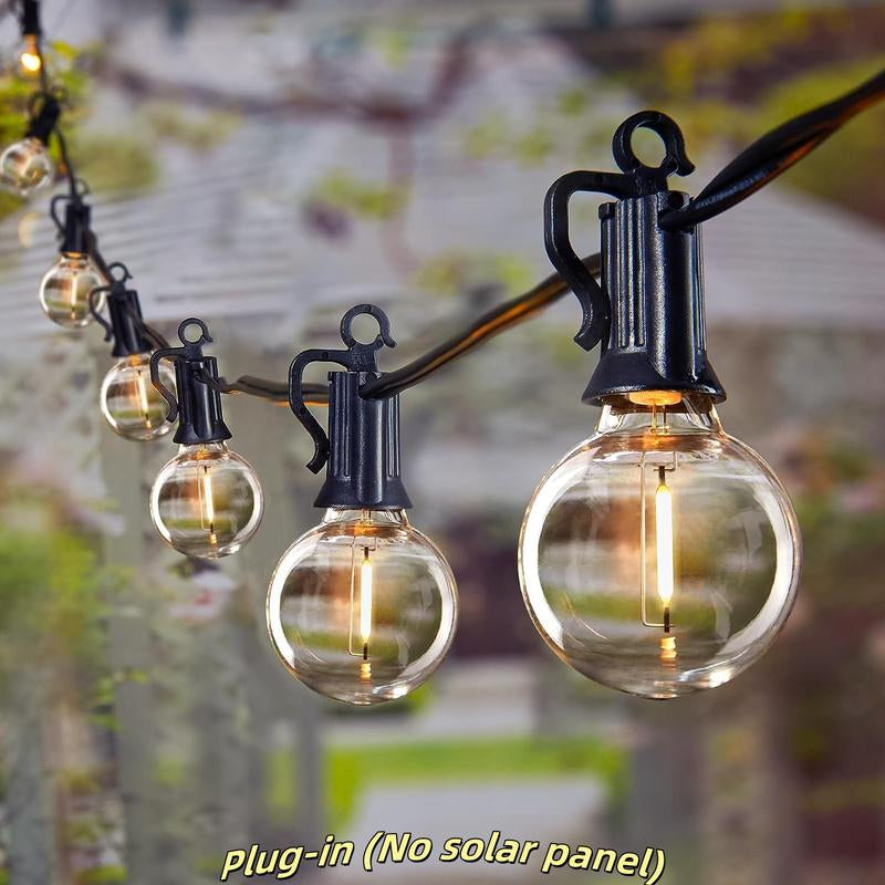 Brightown Outdoor String Lights with Shatterproof ST38 Dimmable Edison Bulbs, Waterproof, 2700K Warm Light, Perfect for Backyard, Patio, Garden, Deck, Party, and Xmas Decor, Great Gift Idea Led Lighting