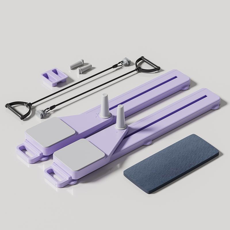 UMAY Multi-Functional Ab Exercise Board, Home Pilates Reformer, Abs Workout Equipment for Abdominal & Core Strength Training, Exercise Board for Home Gym Fitness，Foldable, Lightweight and Efficient