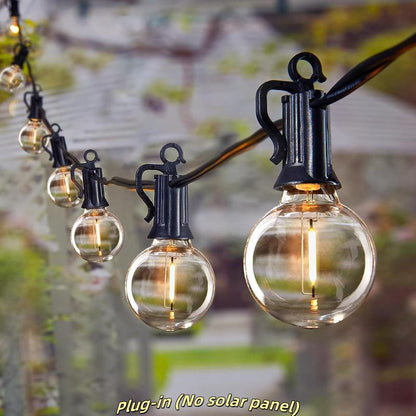 Brightown Outdoor String Lights with Shatterproof ST38 Dimmable Edison Bulbs, Waterproof, 2700K Warm Light, Perfect for Backyard, Patio, Garden, Deck, Party, and Xmas Decor, Great Gift Idea Led Lighting