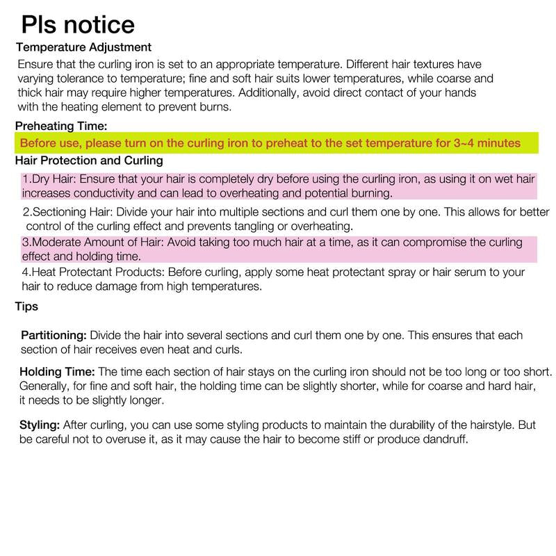 Automatic Hair Curling Iron, 28Mm Hair Curler, Negative Ion Automatic Hair Hair Curl Wand, 4 Modes Temperatures Rotating Curling Iron for Women, Hair Styling Tools for Home, Automatic Curling Stick