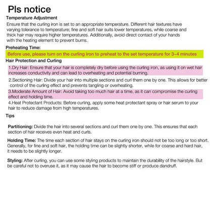 Automatic Hair Curling Iron, 28Mm Hair Curler, Negative Ion Automatic Hair Hair Curl Wand, 4 Modes Temperatures Rotating Curling Iron for Women, Hair Styling Tools for Home, Automatic Curling Stick