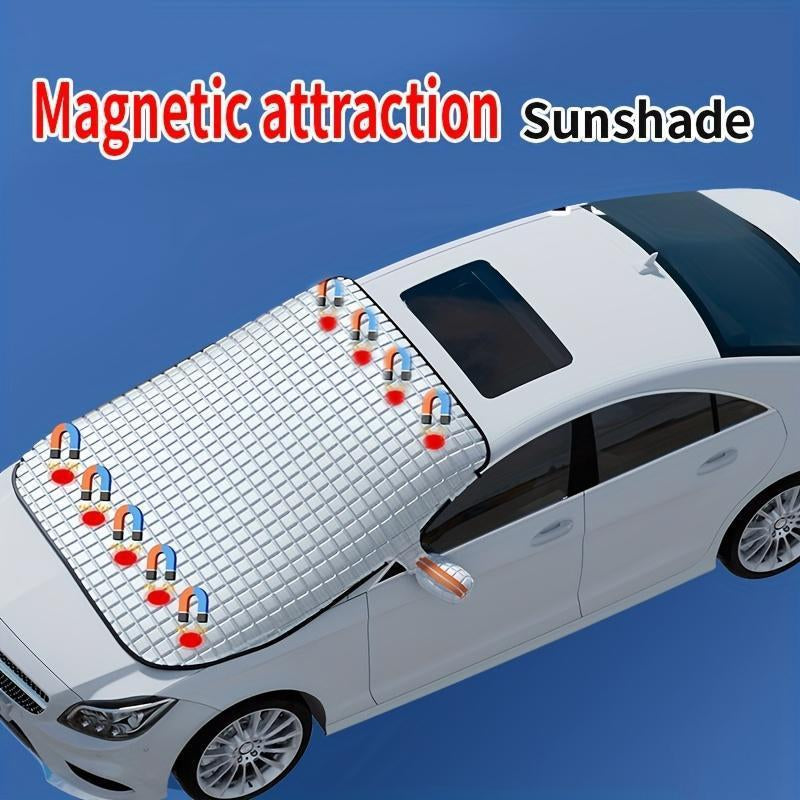 Tiktokshopblackfriday Car Windshield Snow Cover Sun Shade Winter Dust Rain Ice Frost Guard Protector Durable Design for Year round Weather Protection & Summer Sunshade