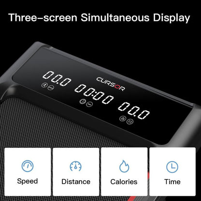 UMAY Fitness under Desk Treadmill, High Definition Big Screen Walking Pad for Home Small, 2.5 HP Quiet Brushless, 265 LBS Capacity