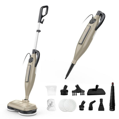 DEVOAC VM6 Electric Rotating Steam Mop & Household Steam Cleaner, 10-In-1 Steam Mop, 3 Adjustable Steam Levels,Floors Clean, Kitchen, Tiles, Walls, Cabinets, Gaps; Fast Heat-Up, Removes Grease and Grime, Multi-Purpose Cleaning Tool